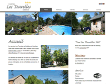 Tablet Screenshot of camping-alpes-les-tourelles.com